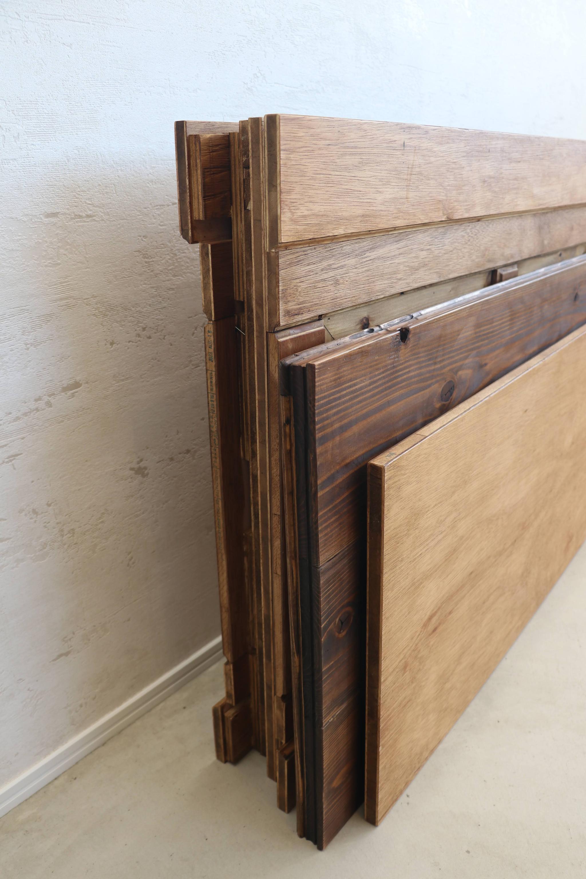 折畳みアンティークレジカウンター 折たたみテーブル 商品ディスプレイ 店舗什器 マルシェ | 13枚目